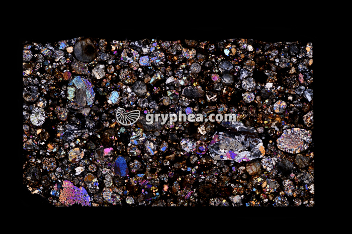 Météorite (Chondrite LL3) LPA x1,5 - gryphea.com